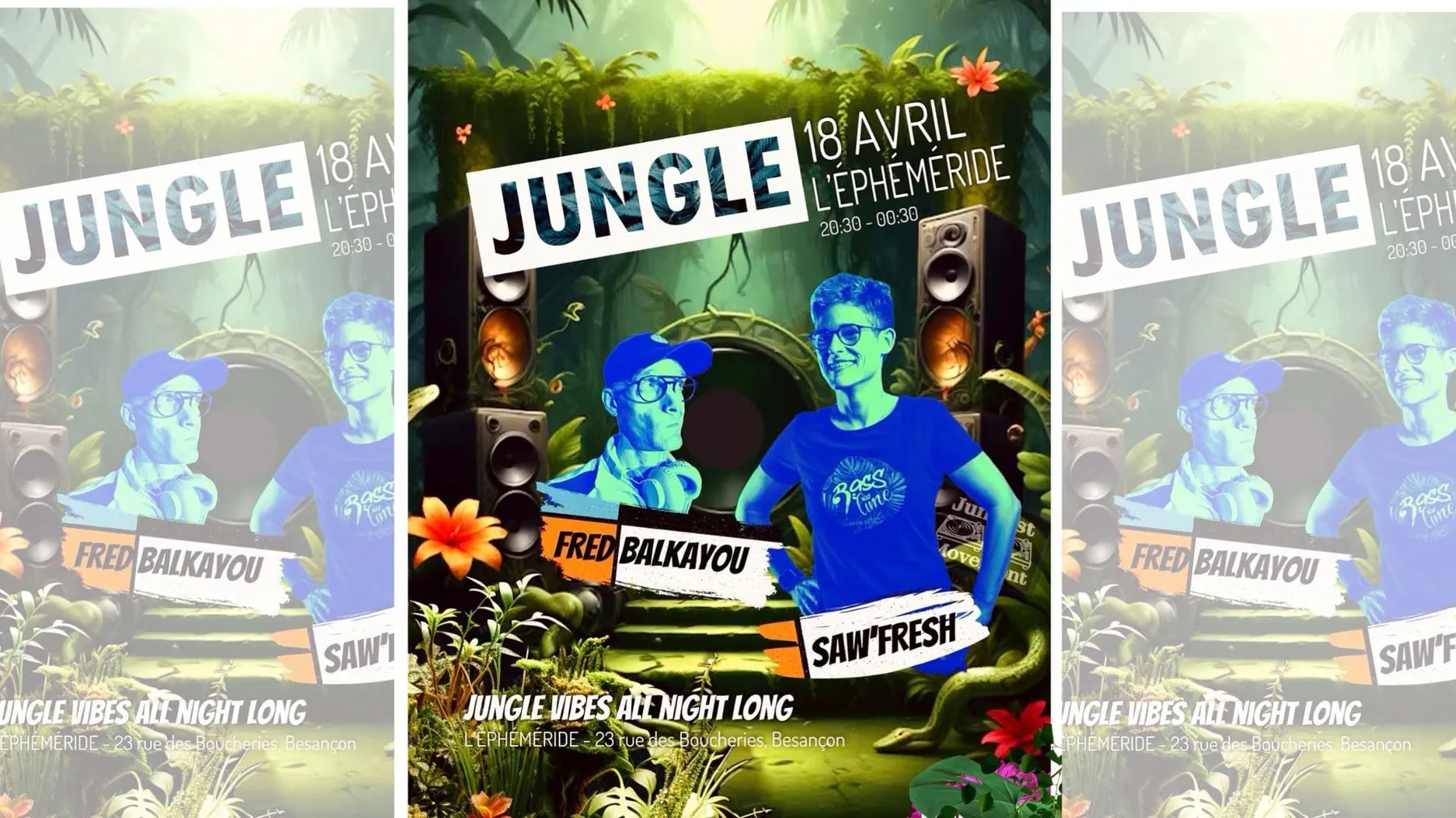 JUNGLE w/ SAW&rsquo;FRESH & FRED BALKAYOU